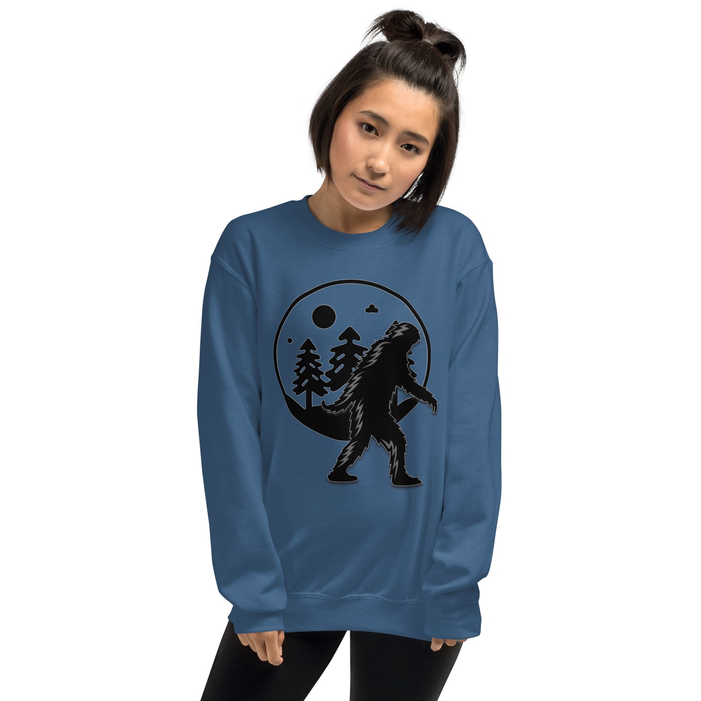 Sasquatch in the Moonlight Unisex Sweatshirt