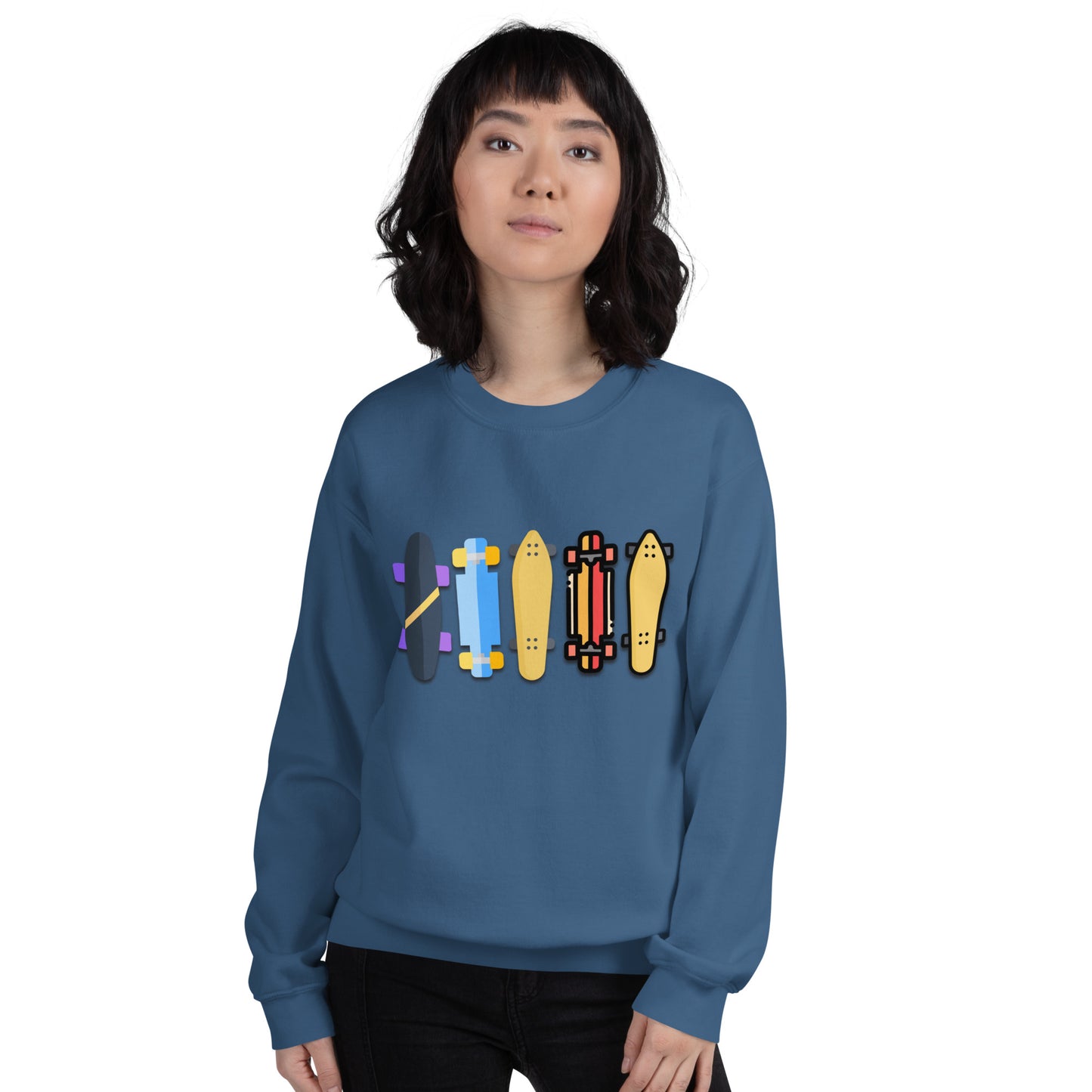 Skateboard Decks Unisex Sweatshirt