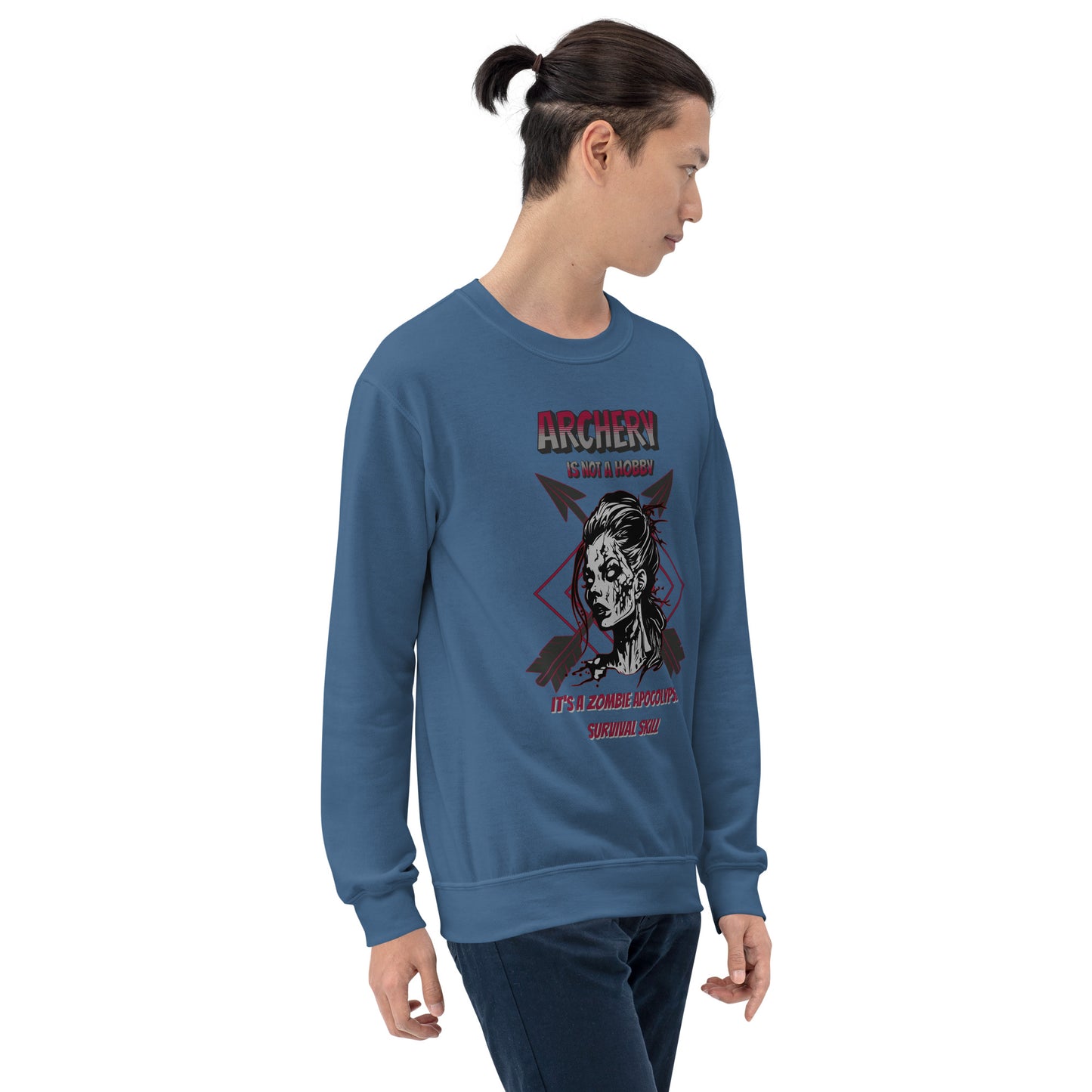 Archery Zombie Apocalypse Unisex Sweatshirt