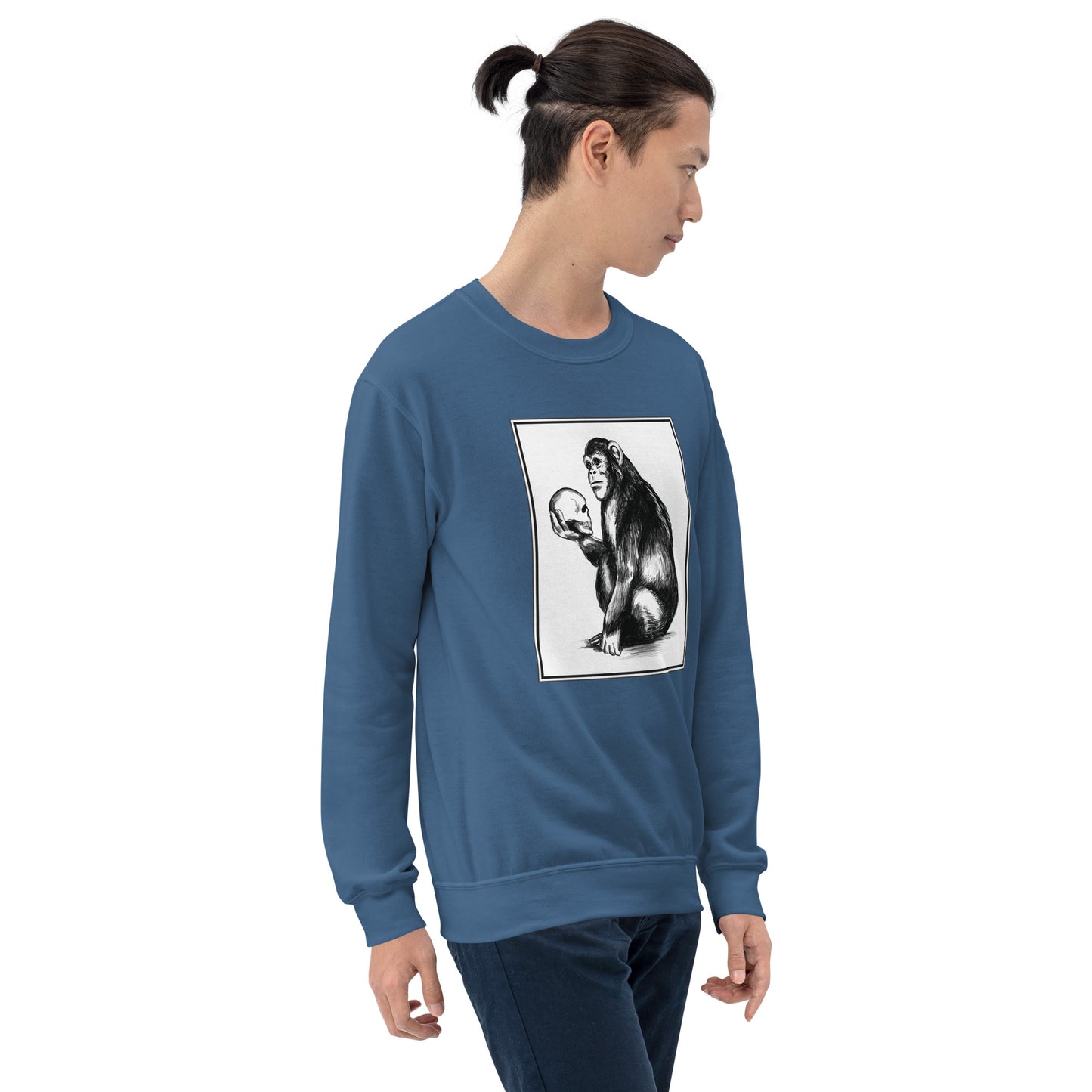 Chimp Thinker Unisex Sweatshirt