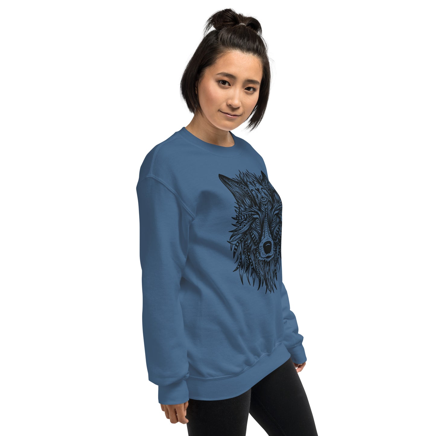 Wolf Mandala Unisex Sweatshirt