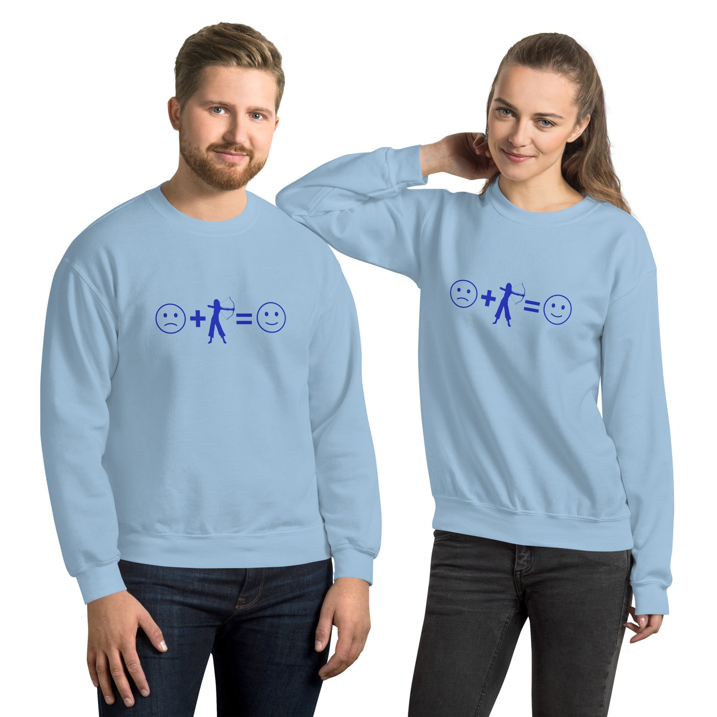 Archery Equals Happiness Unisex Sweatshirt