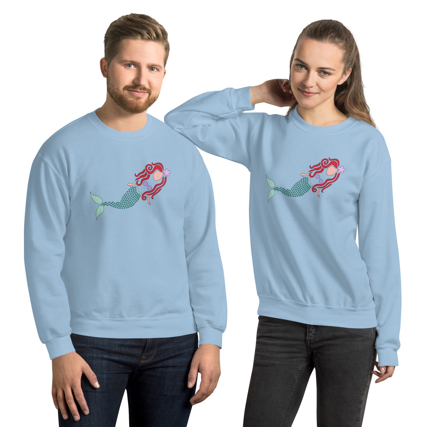 A Mermaid Under the Water Unisex Sweatshirt