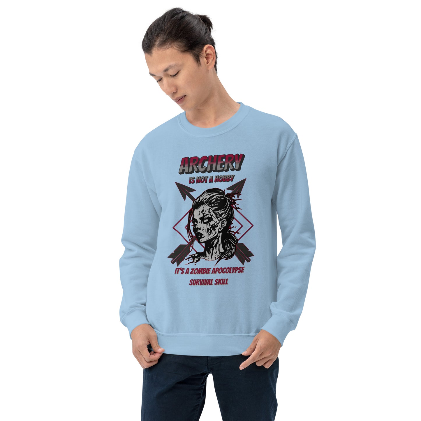 Archery Zombie Apocalypse Unisex Sweatshirt