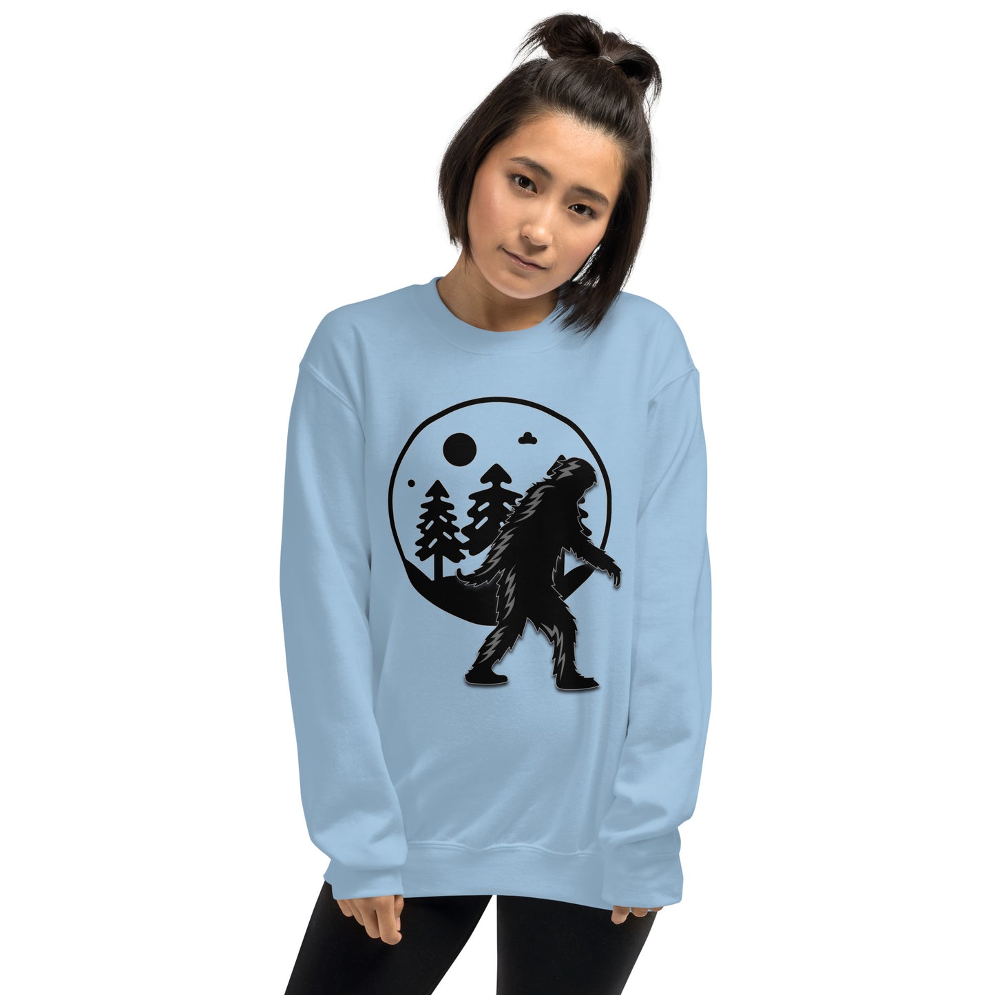 Sasquatch in the Moonlight Unisex Sweatshirt