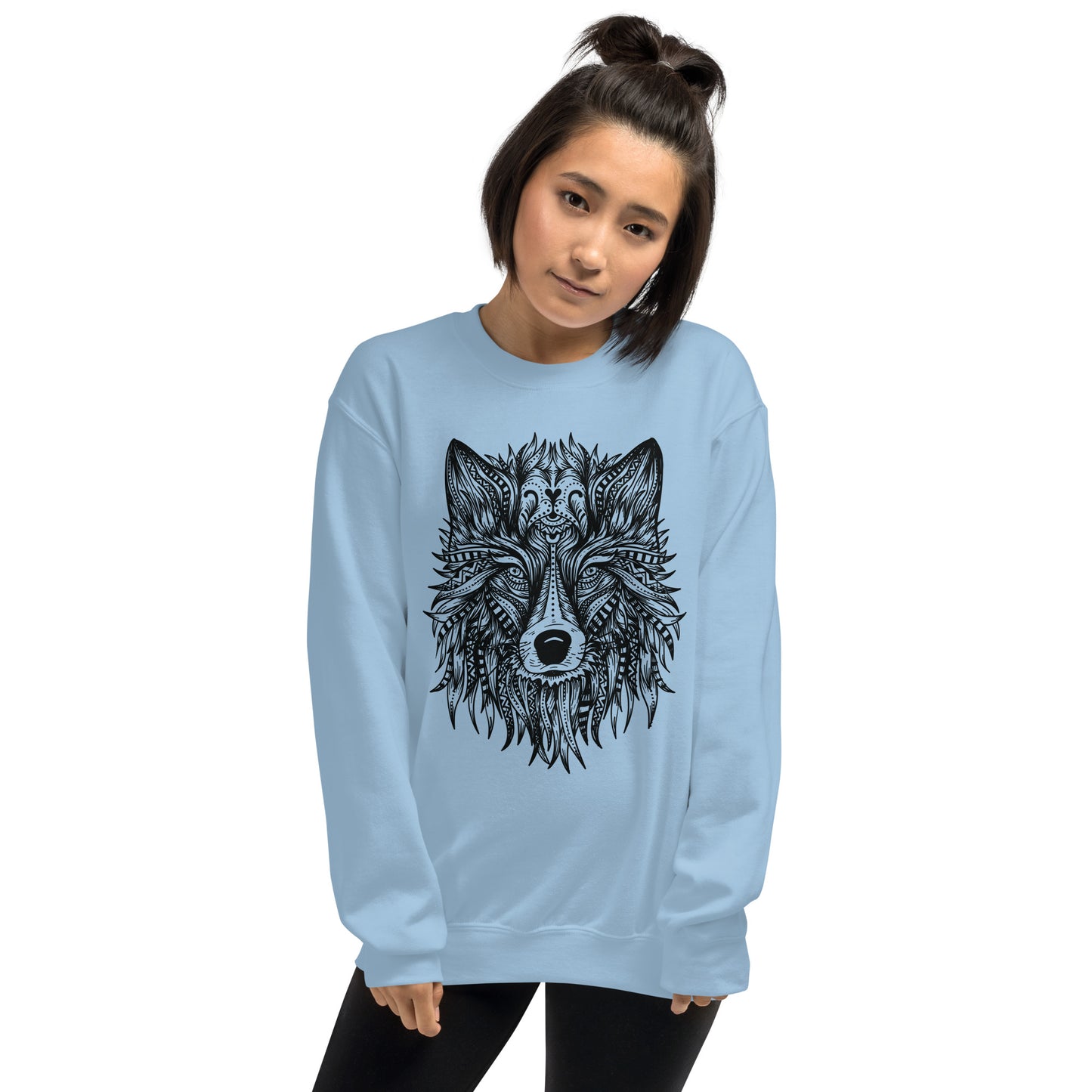 Wolf Mandala Unisex Sweatshirt