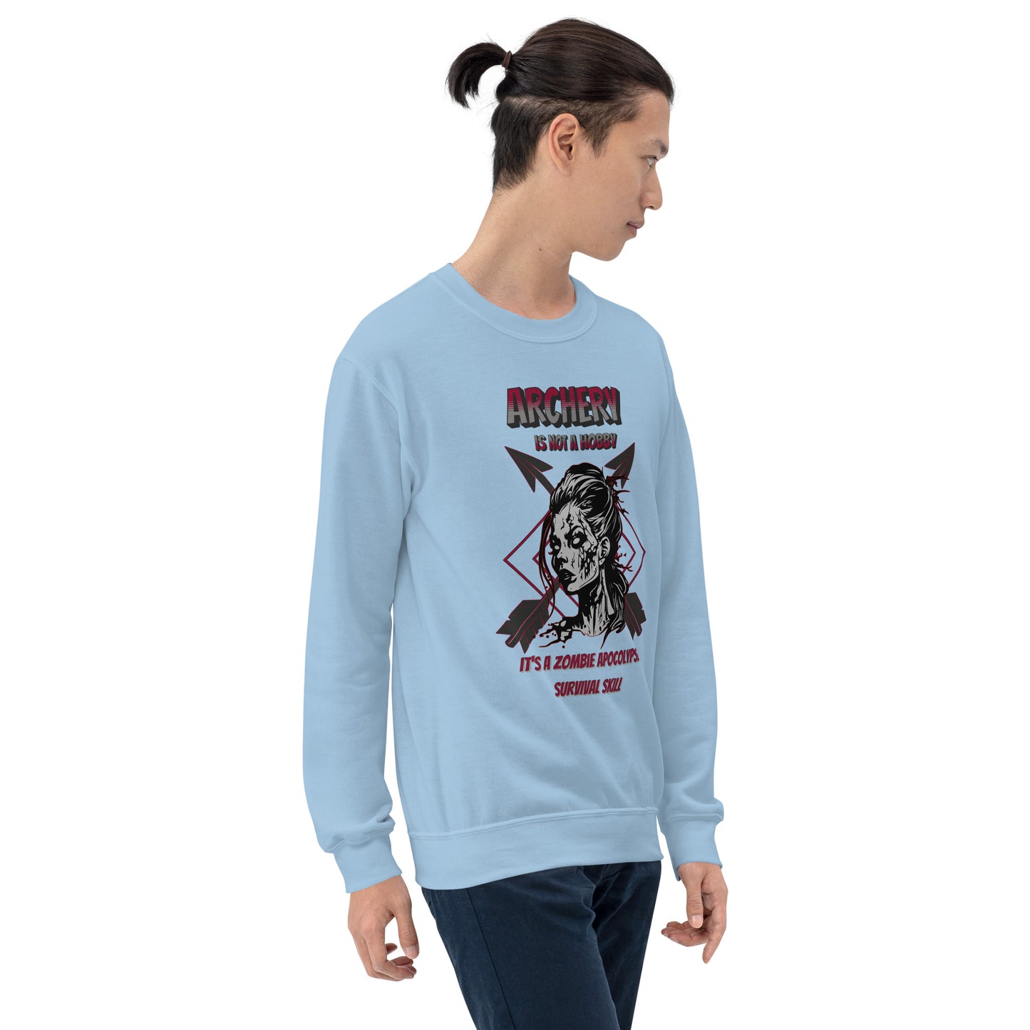 Archery Zombie Apocalypse Unisex Sweatshirt