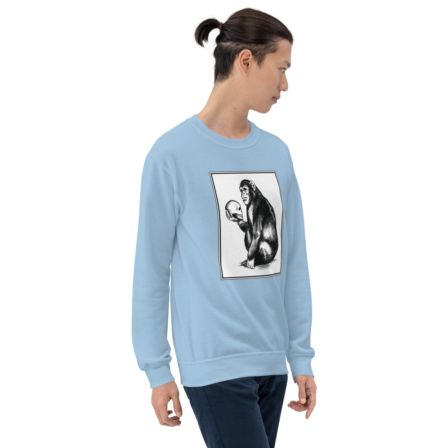 Chimp Thinker Unisex Sweatshirt