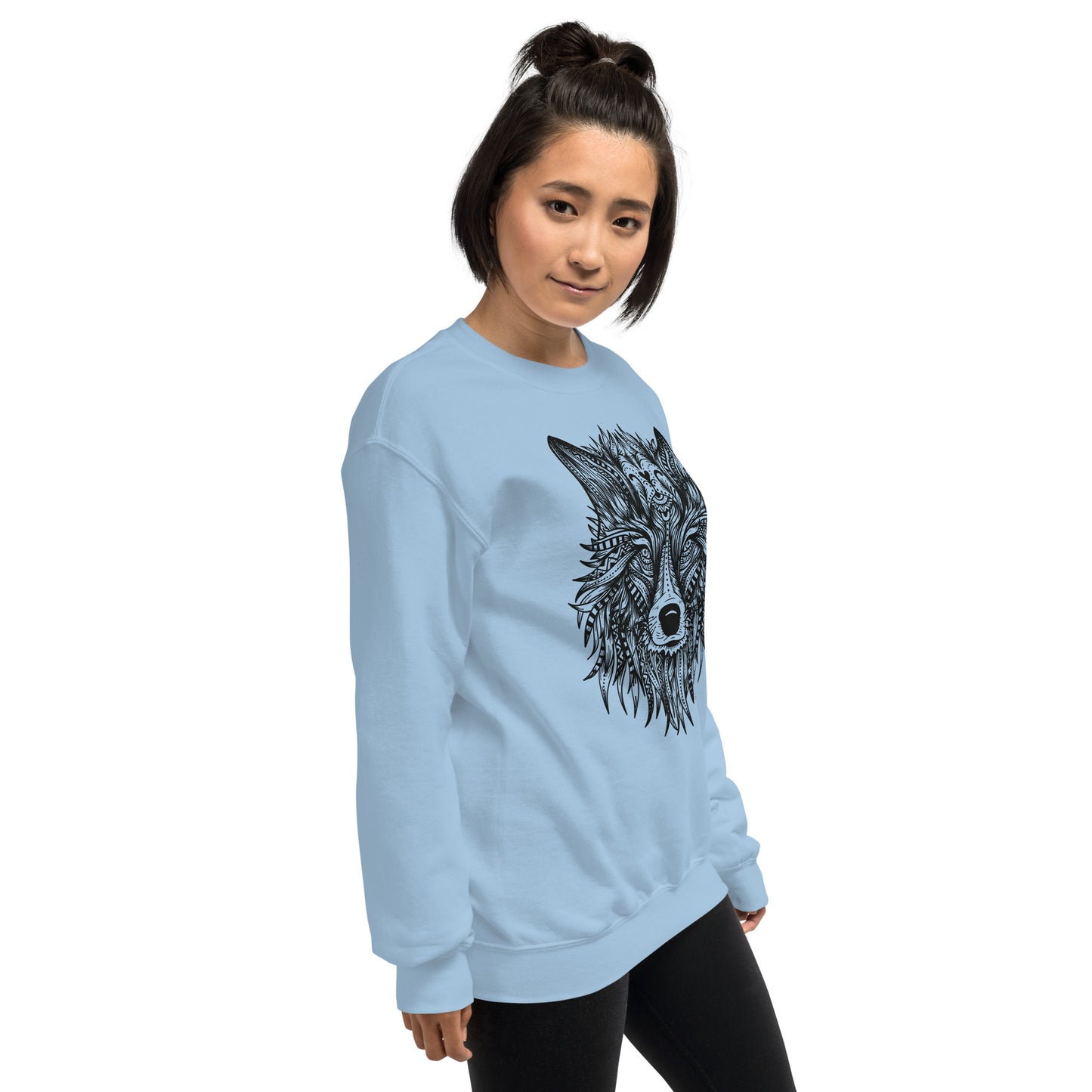 Wolf Mandala Unisex Sweatshirt