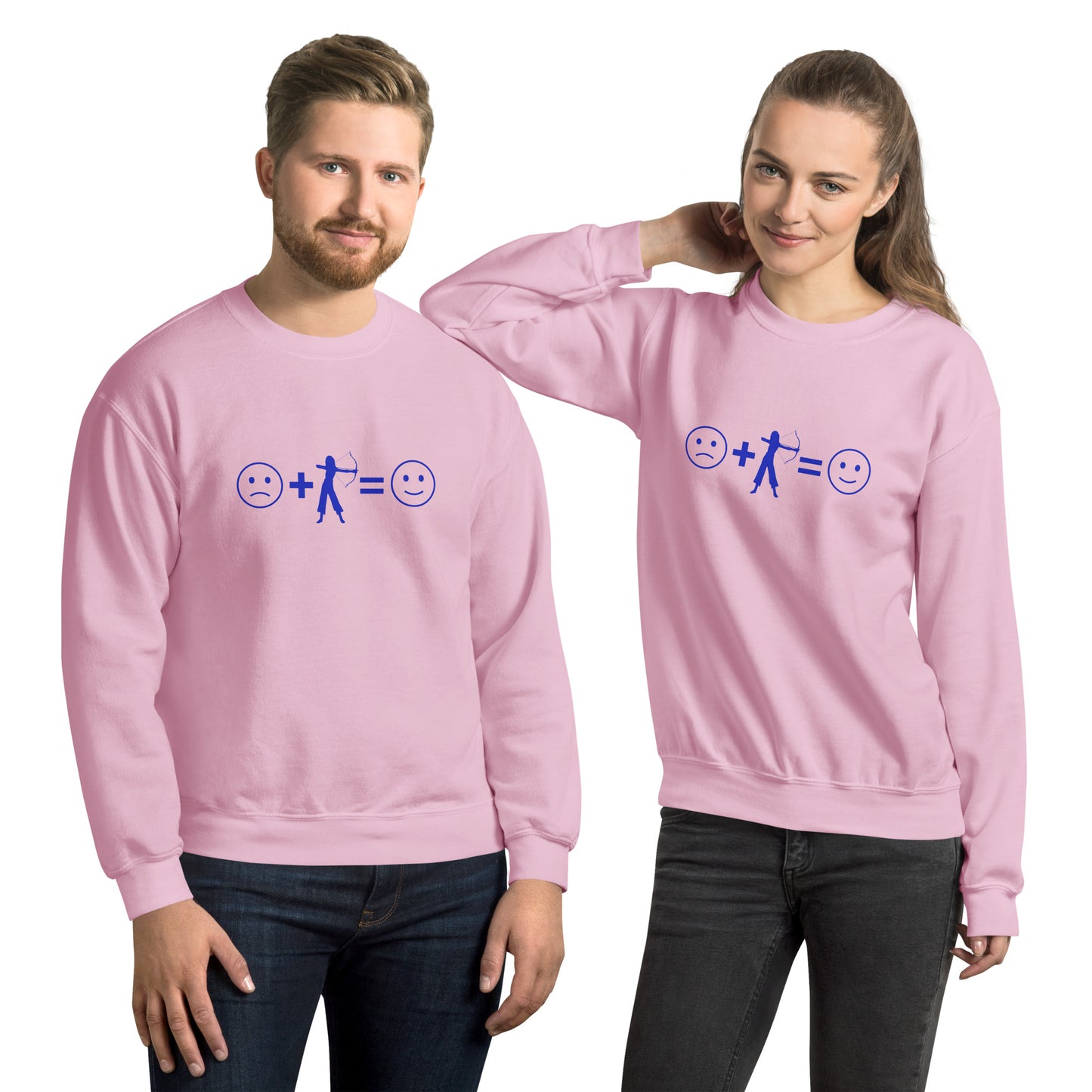 Archery Equals Happiness Unisex Sweatshirt