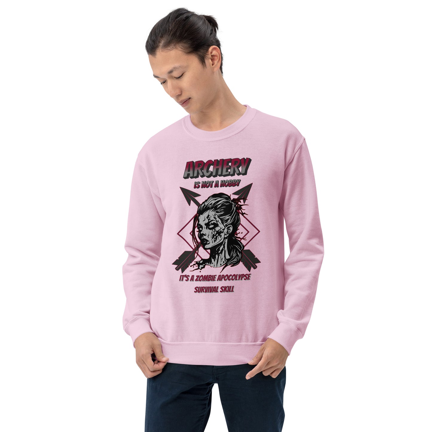 Archery Zombie Apocalypse Unisex Sweatshirt