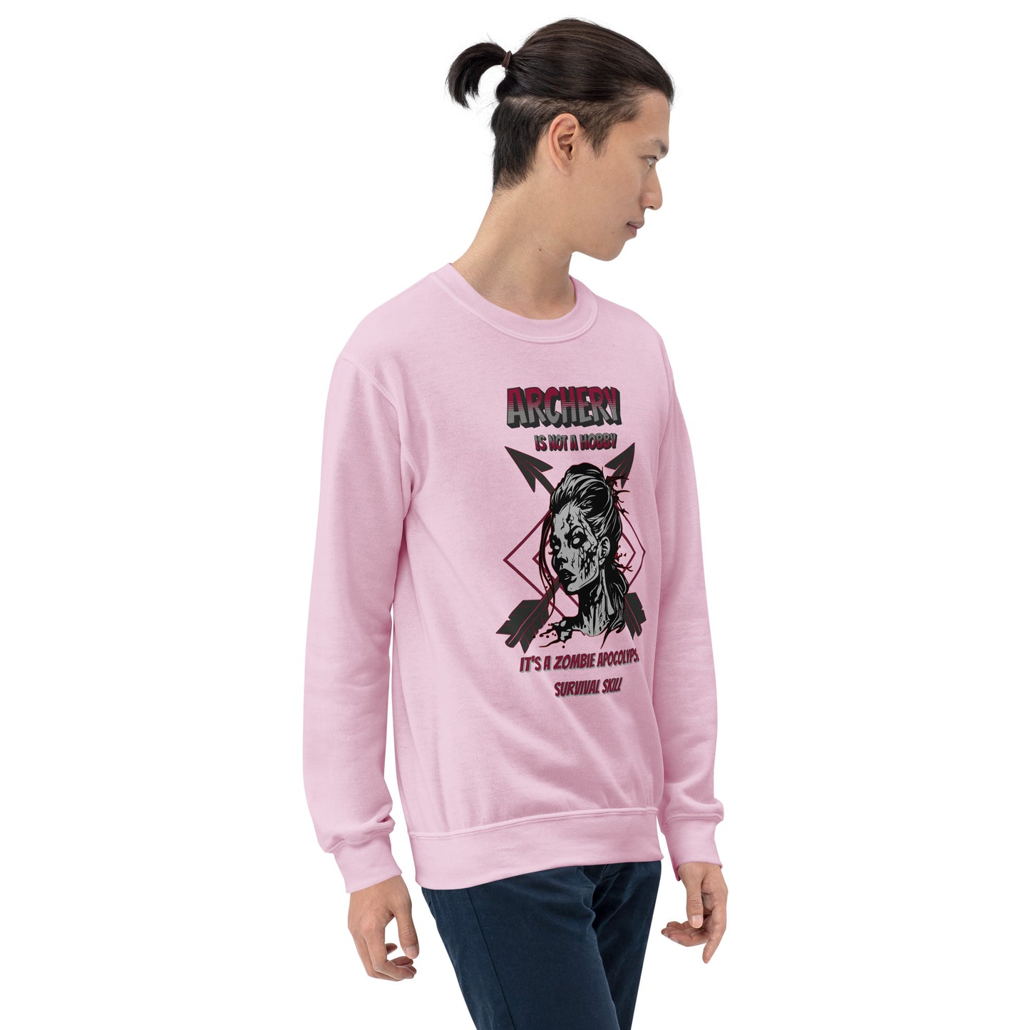 Archery Zombie Apocalypse Unisex Sweatshirt