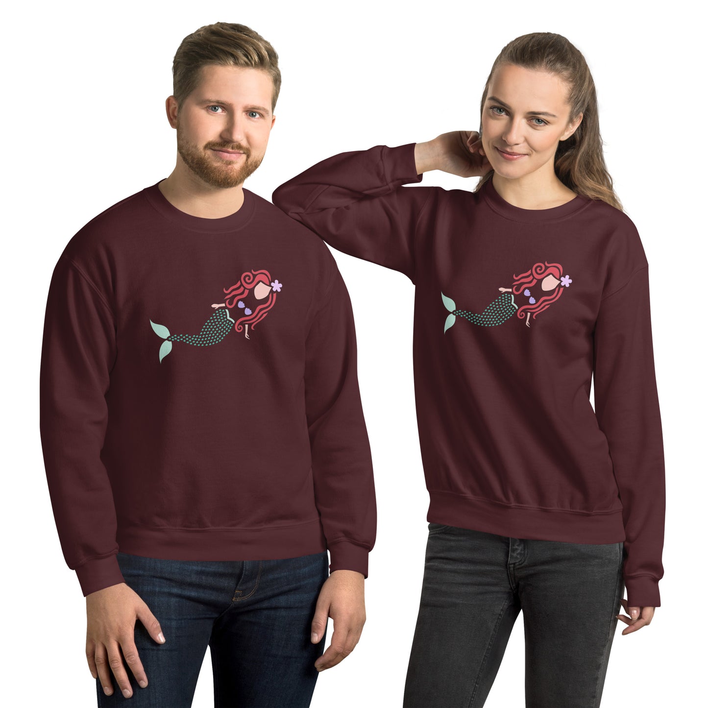 A Mermaid Under the Water Unisex Sweatshirt