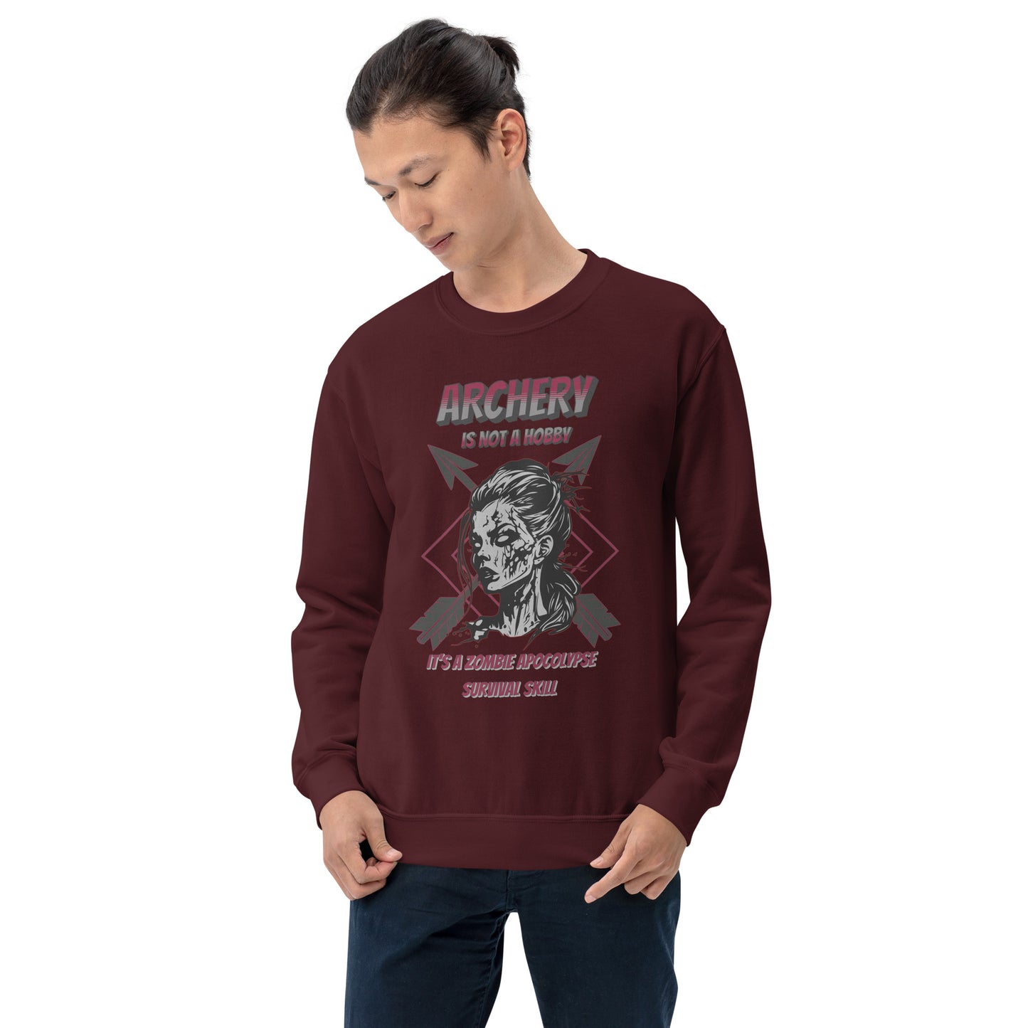 Archery Zombie Apocalypse Unisex Sweatshirt