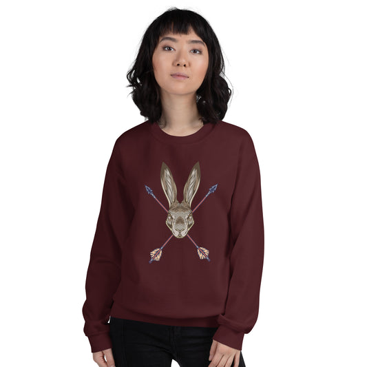 Archery Hunting Rabbits Unisex Sweatshirt
