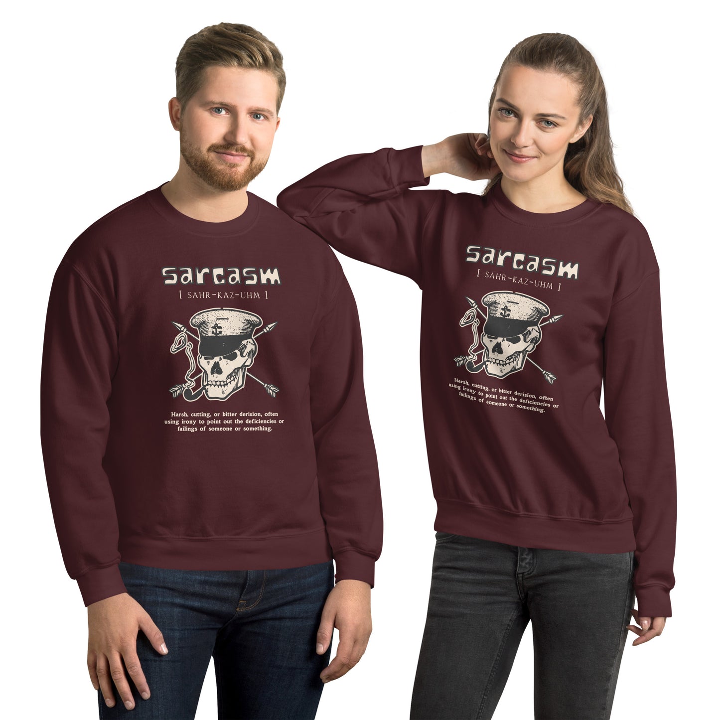 Sarcasm Definition Unisex Sweatshirt