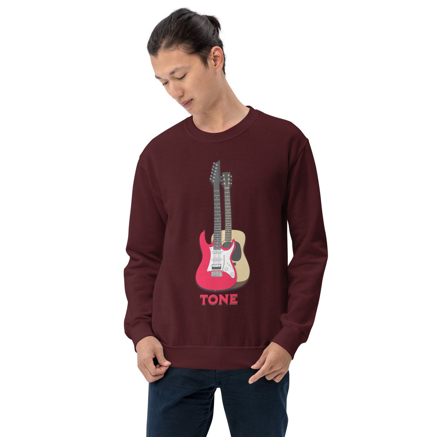 Two Tone Guitars Unisex Sweatshirt