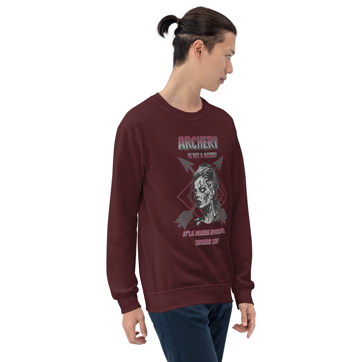 Archery Zombie Apocalypse Unisex Sweatshirt