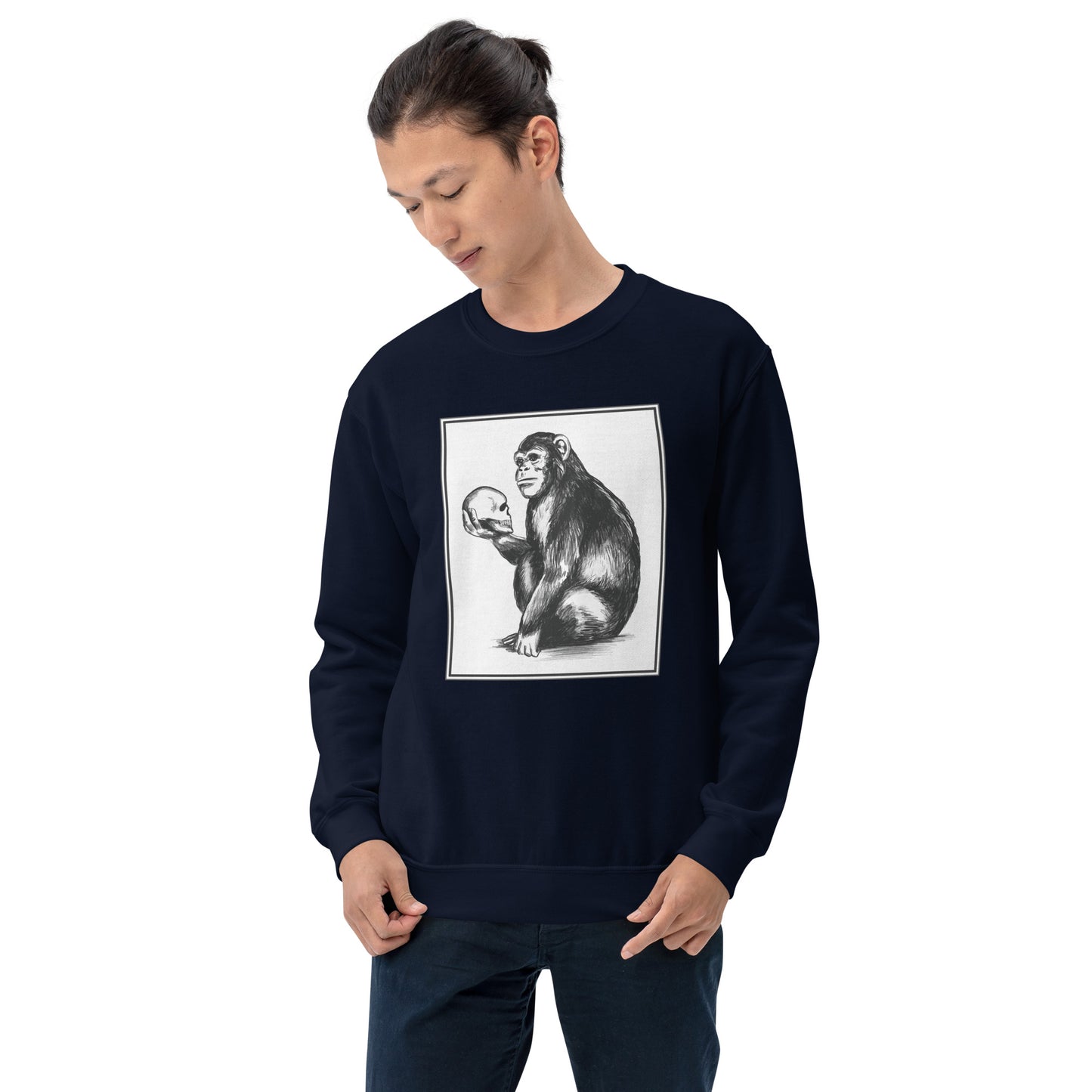 Chimp Thinker Unisex Sweatshirt