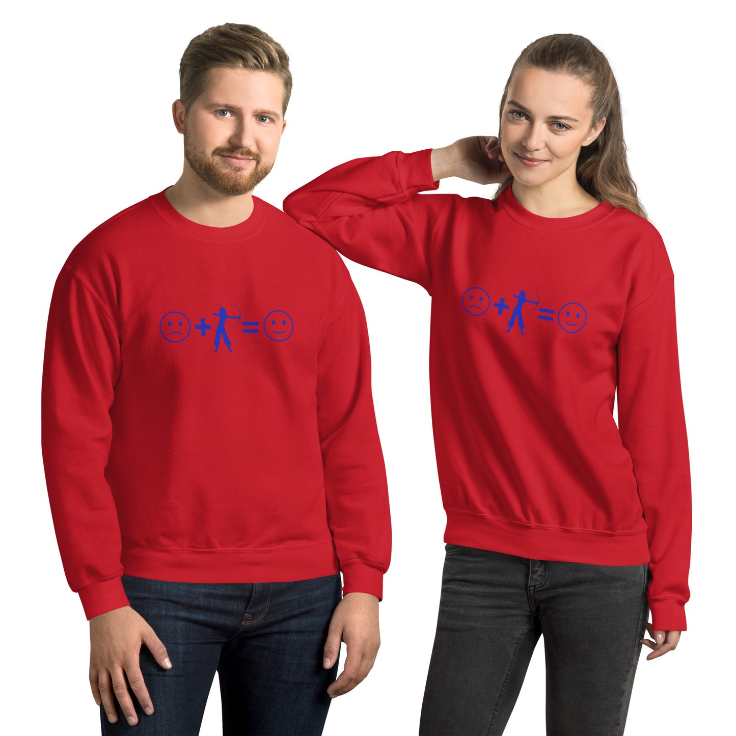 Archery Equals Happiness Unisex Sweatshirt