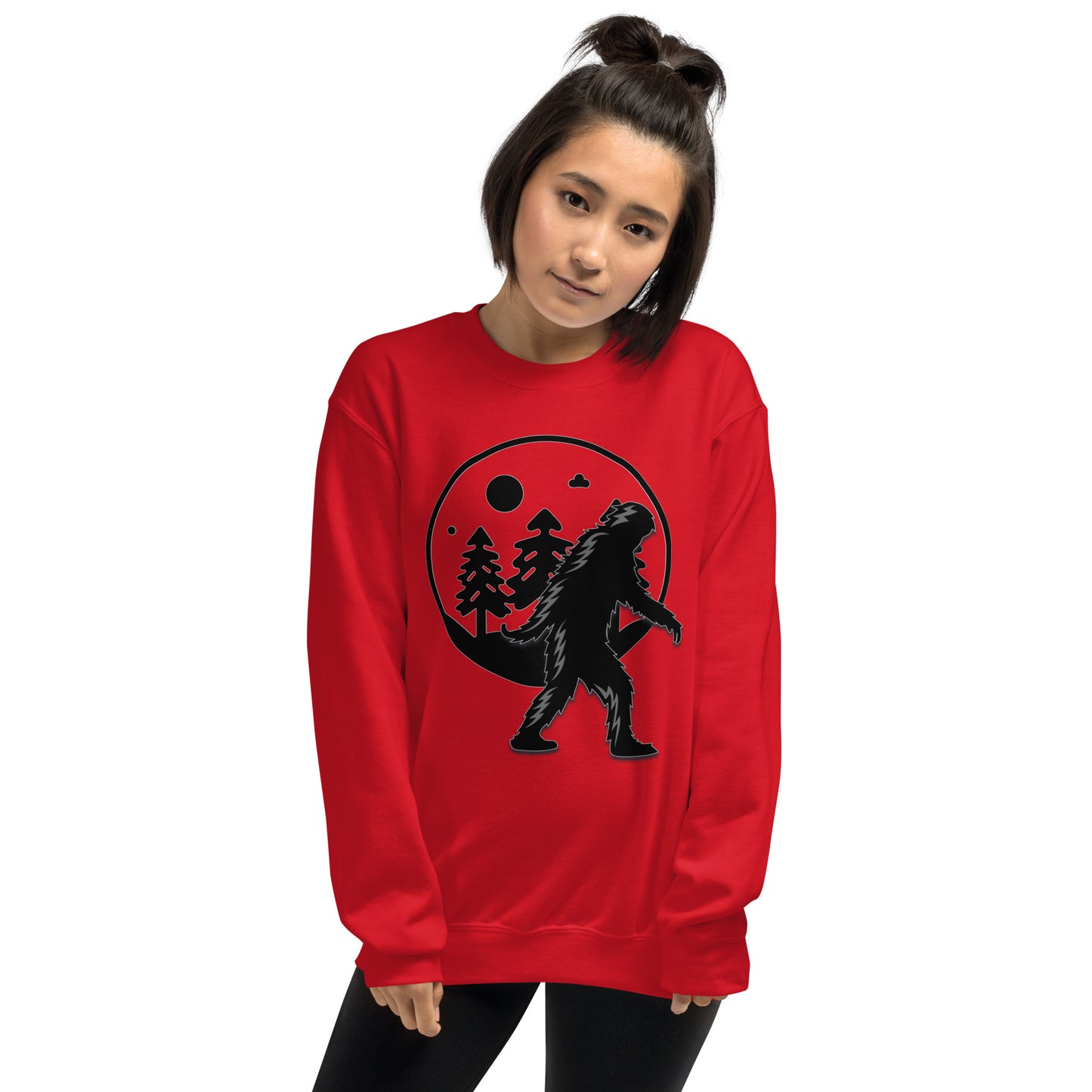 Sasquatch in the Moonlight Unisex Sweatshirt