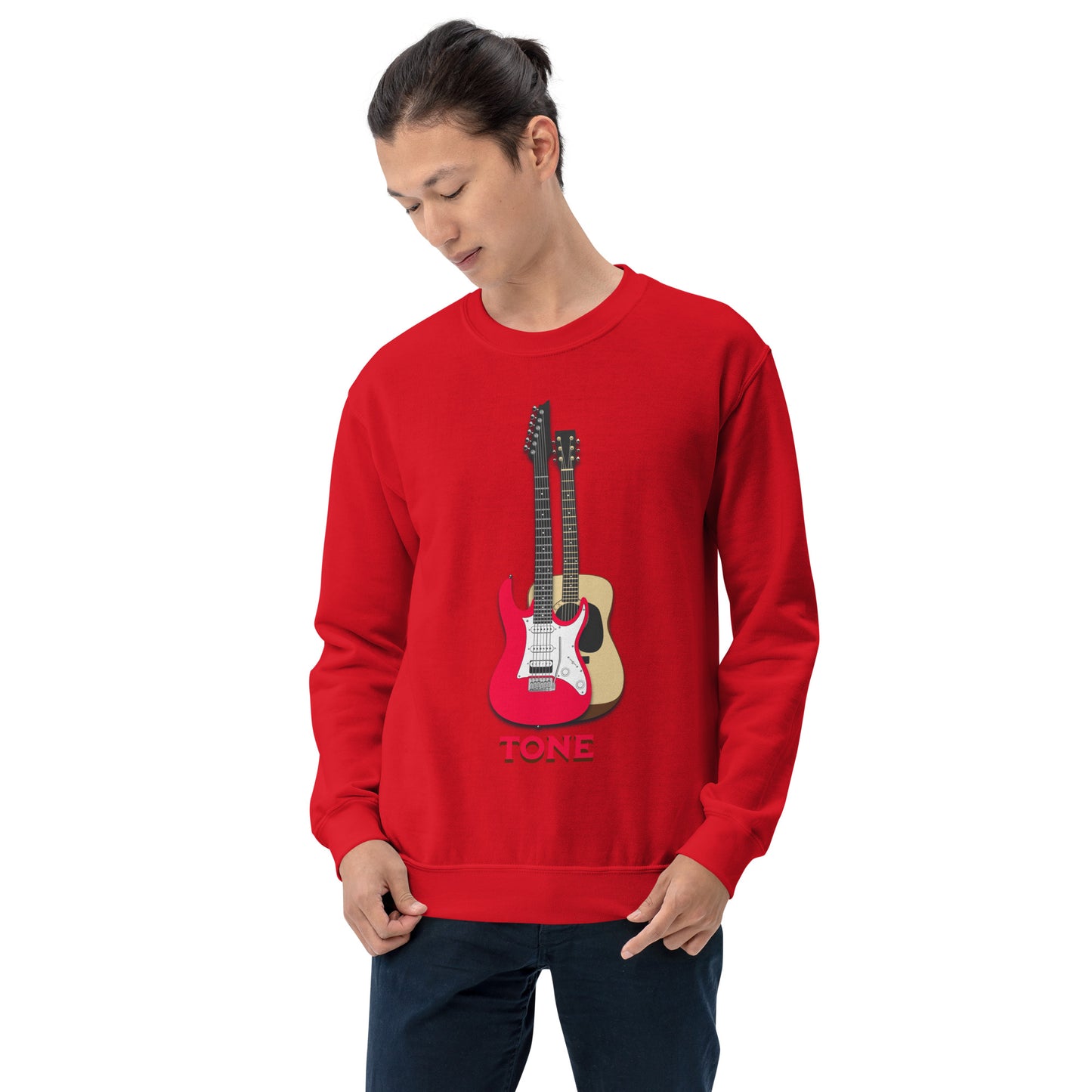 Two Tone Guitars Unisex Sweatshirt