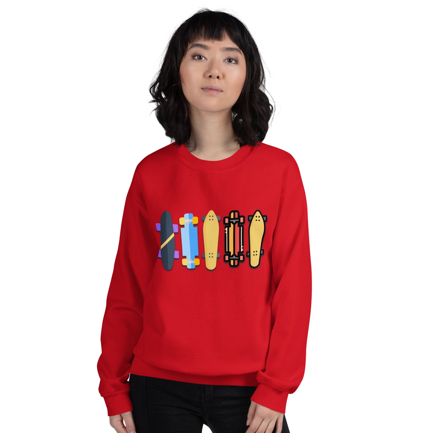 Skateboard Decks Unisex Sweatshirt