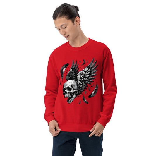 Flying Skull Unisex Sweatshirt