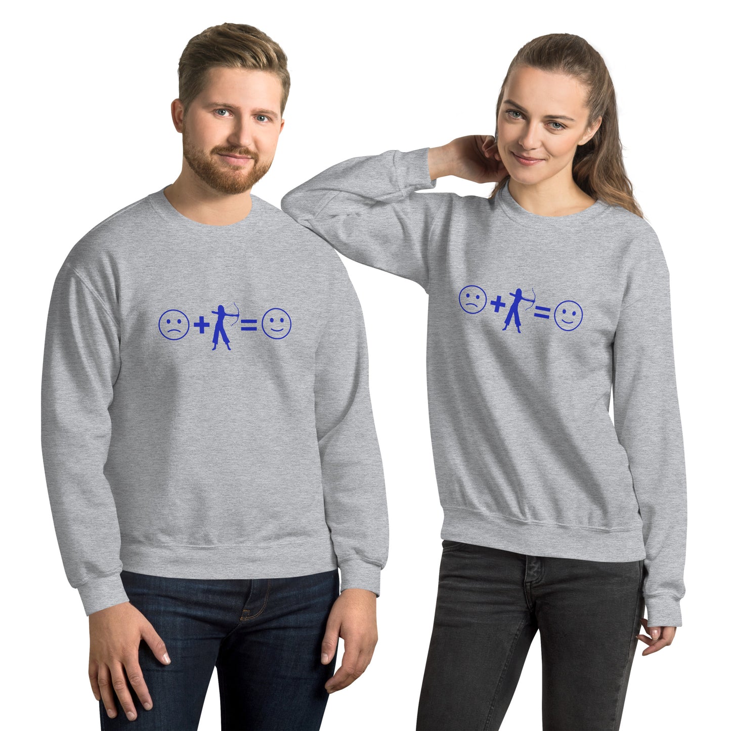 Archery Equals Happiness Unisex Sweatshirt