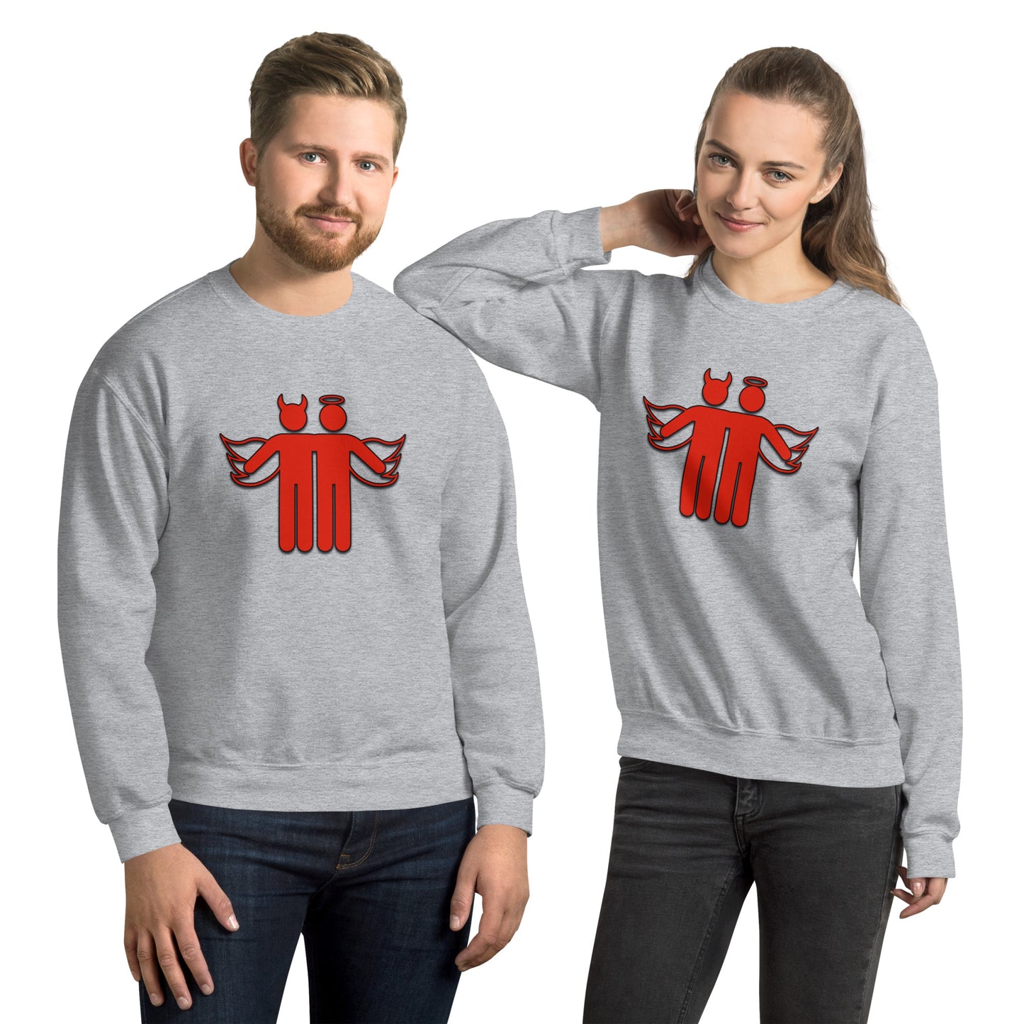 Devil & Angel Unisex Sweatshirt