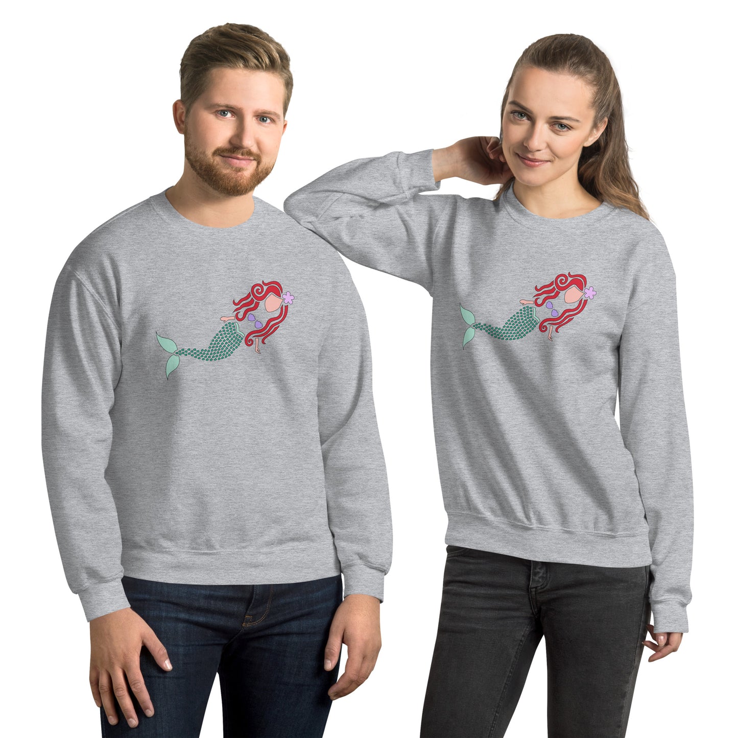 A Mermaid Under the Water Unisex Sweatshirt