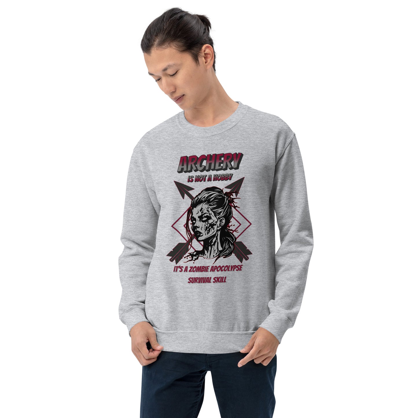 Archery Zombie Apocalypse Unisex Sweatshirt