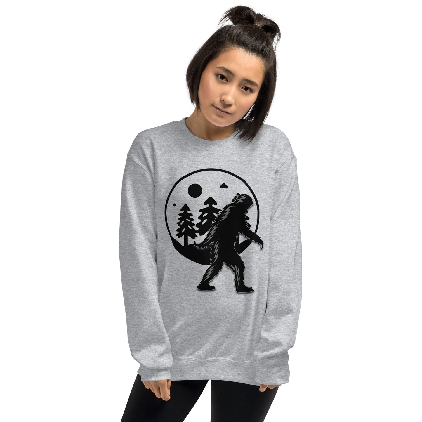 Sasquatch in the Moonlight Unisex Sweatshirt