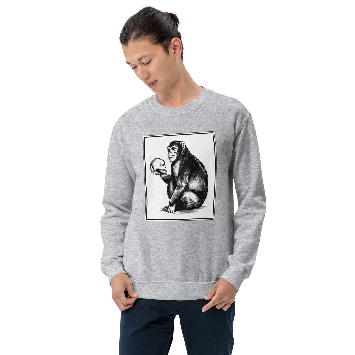 Chimp Thinker Unisex Sweatshirt