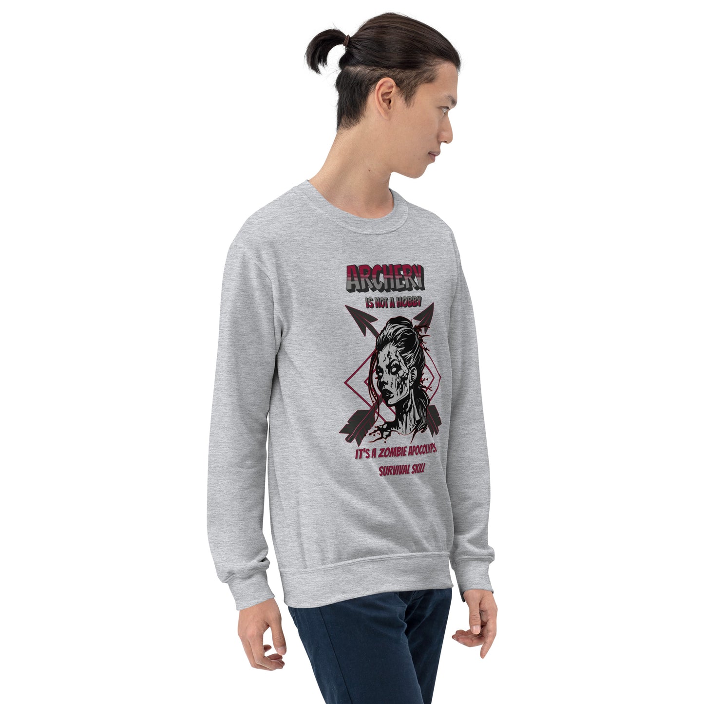 Archery Zombie Apocalypse Unisex Sweatshirt