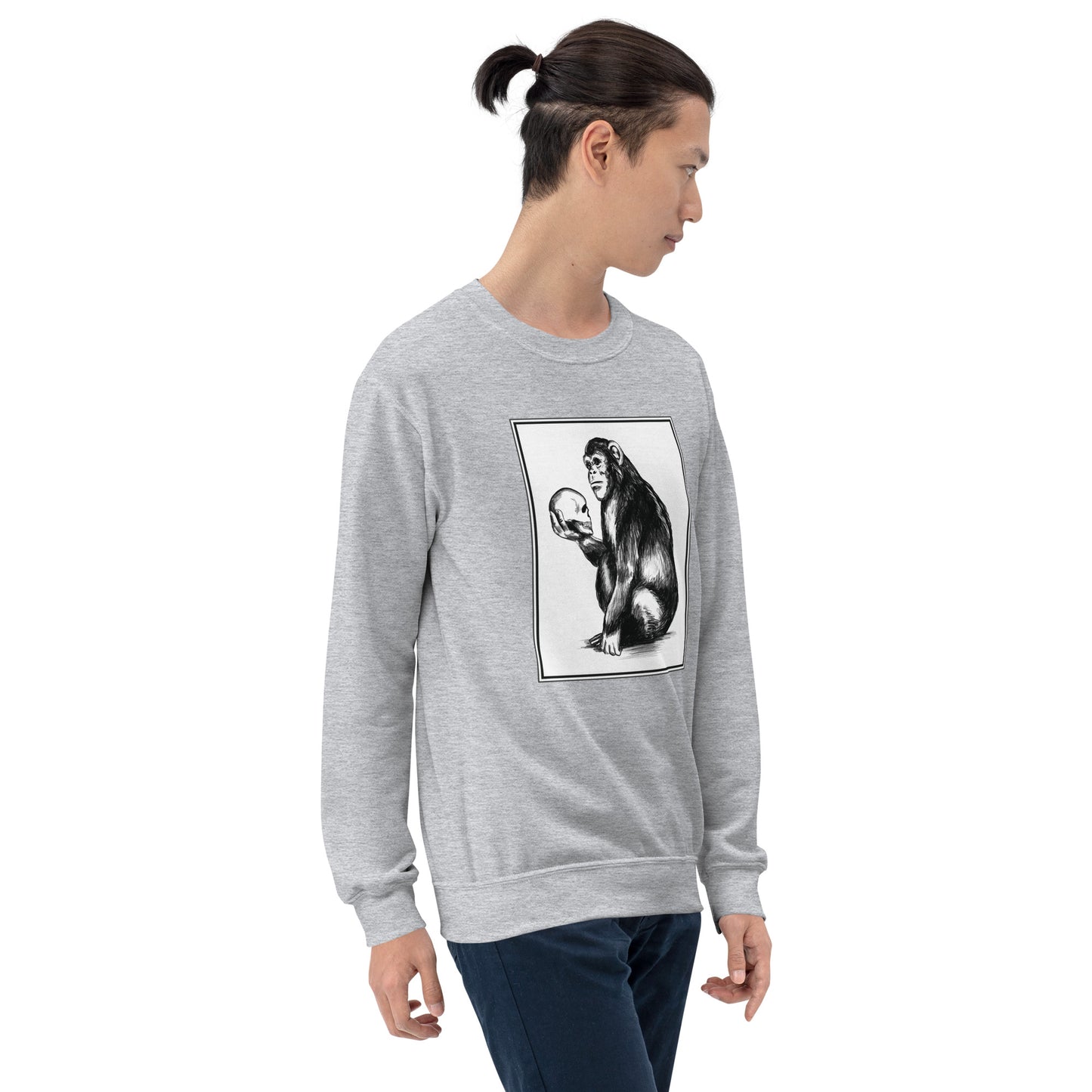 Chimp Thinker Unisex Sweatshirt