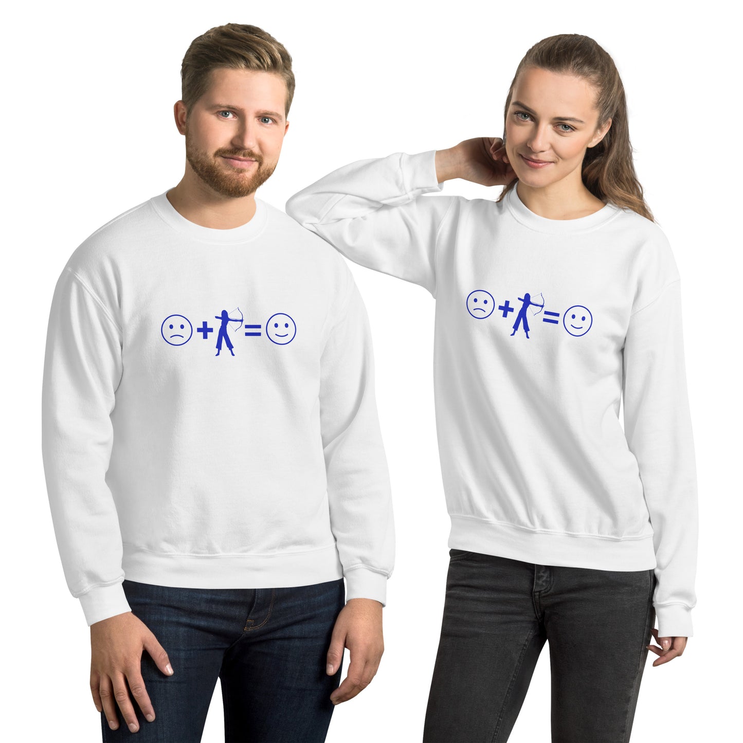 Archery Equals Happiness Unisex Sweatshirt