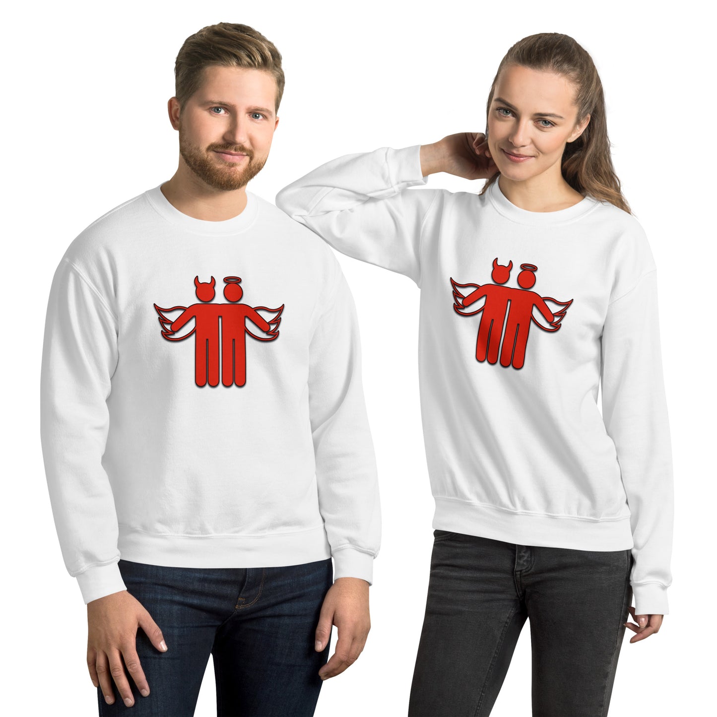 Devil & Angel Unisex Sweatshirt