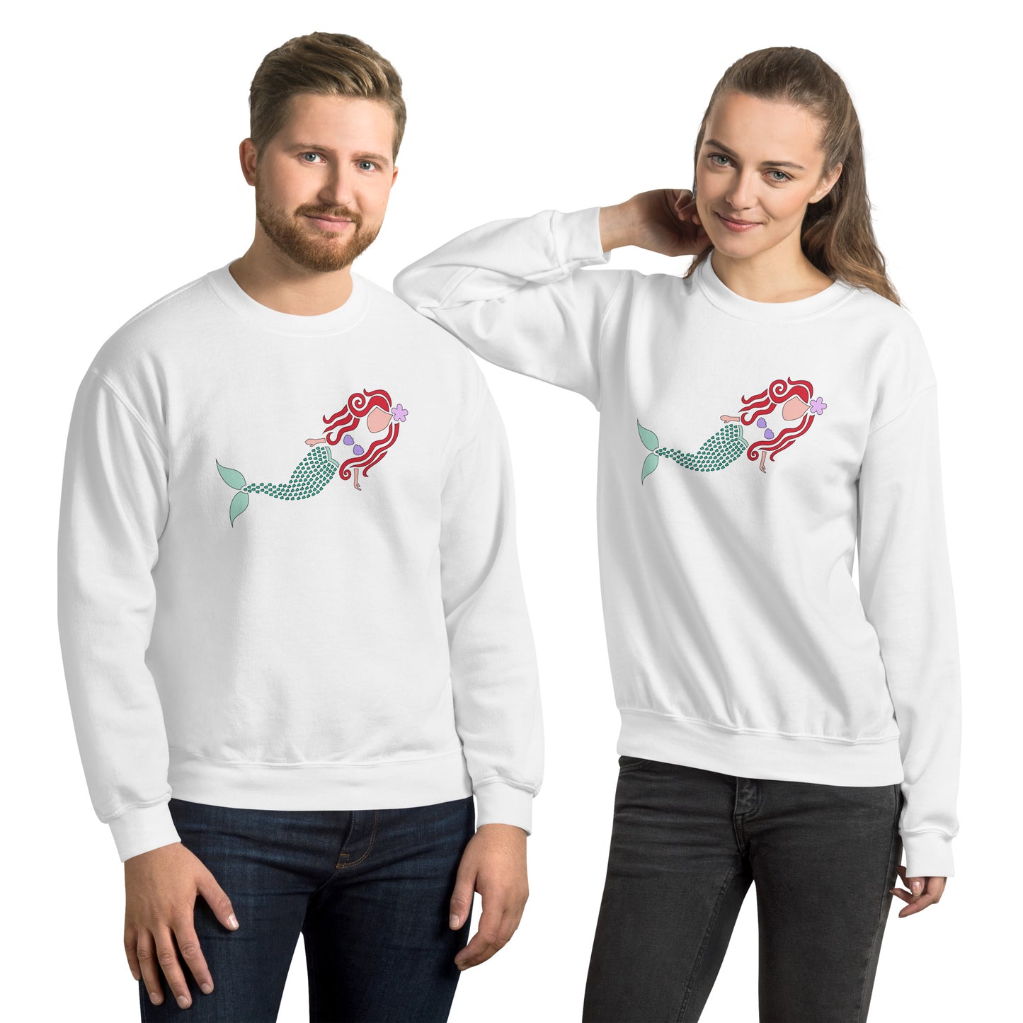 A Mermaid Under the Water Unisex Sweatshirt