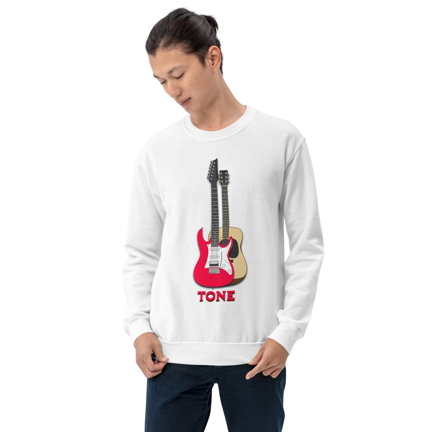 Two Tone Guitars Unisex Sweatshirt