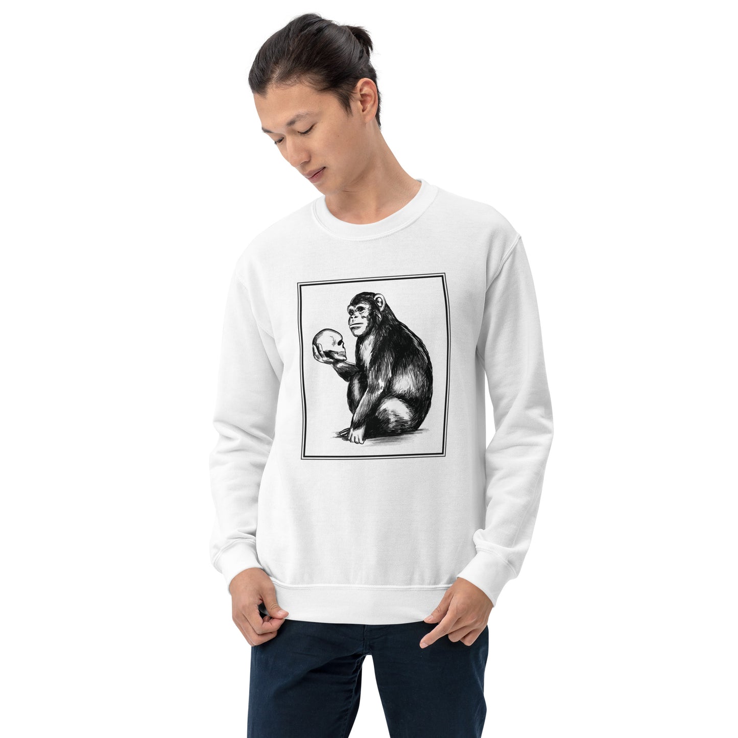 Chimp Thinker Unisex Sweatshirt