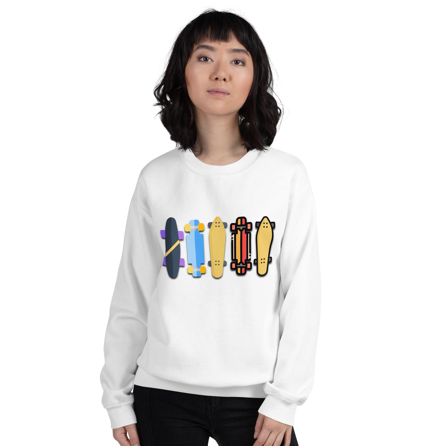 Skateboard Decks Unisex Sweatshirt