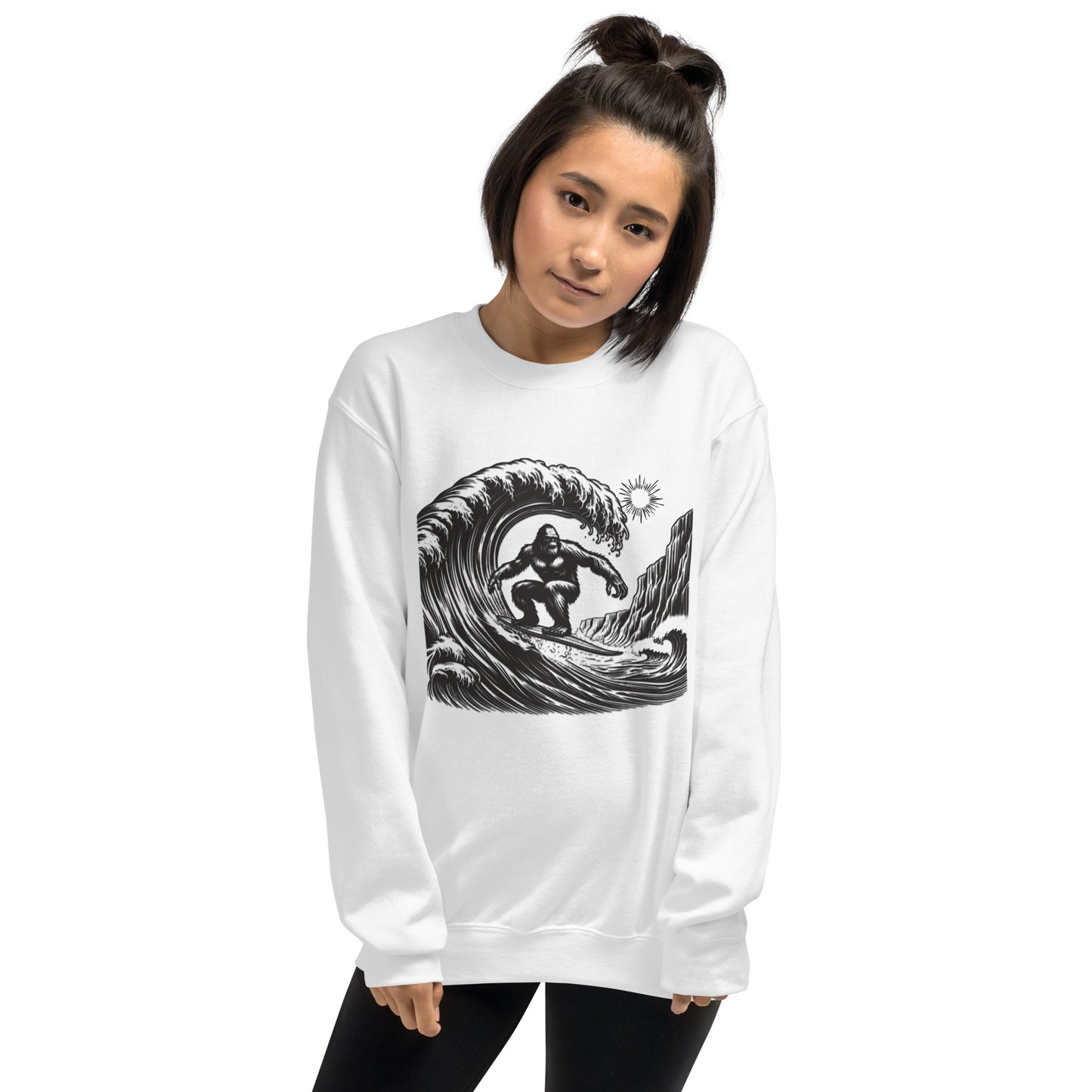 Surfing Ape Unisex Sweatshirt