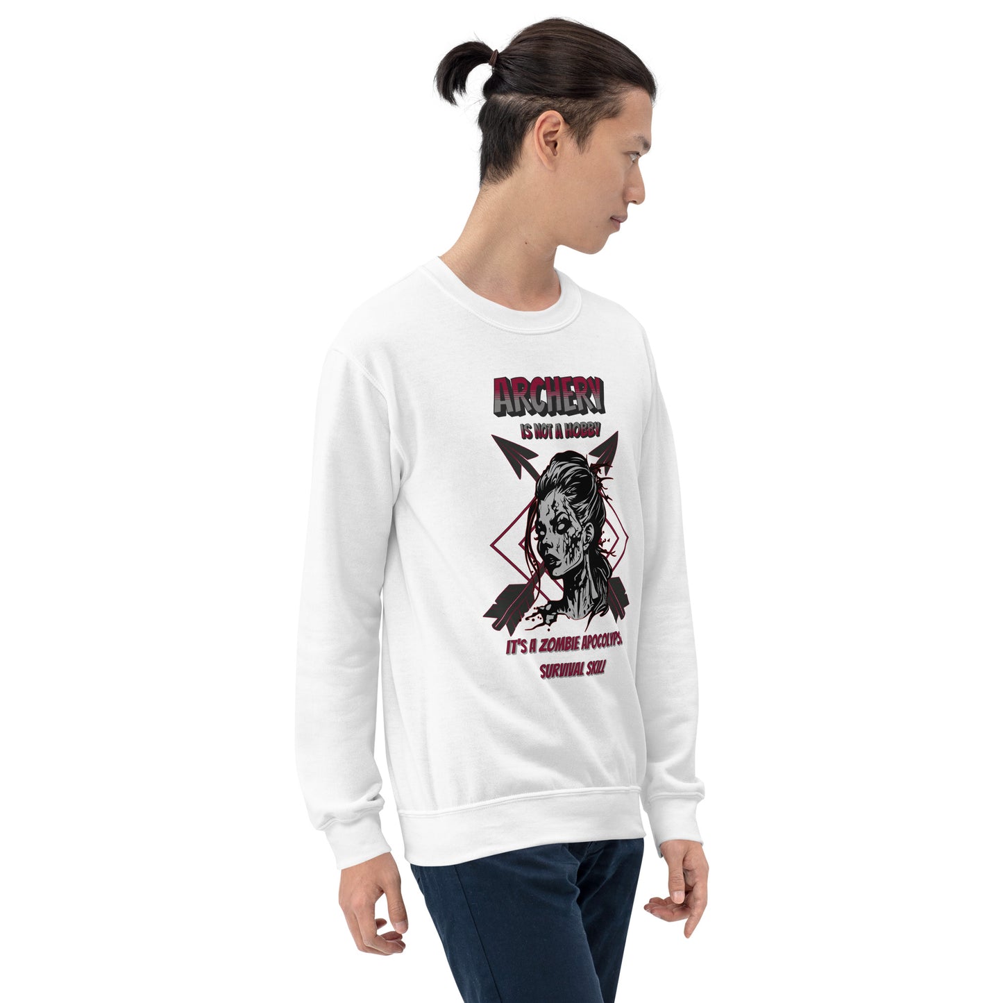 Archery Zombie Apocalypse Unisex Sweatshirt