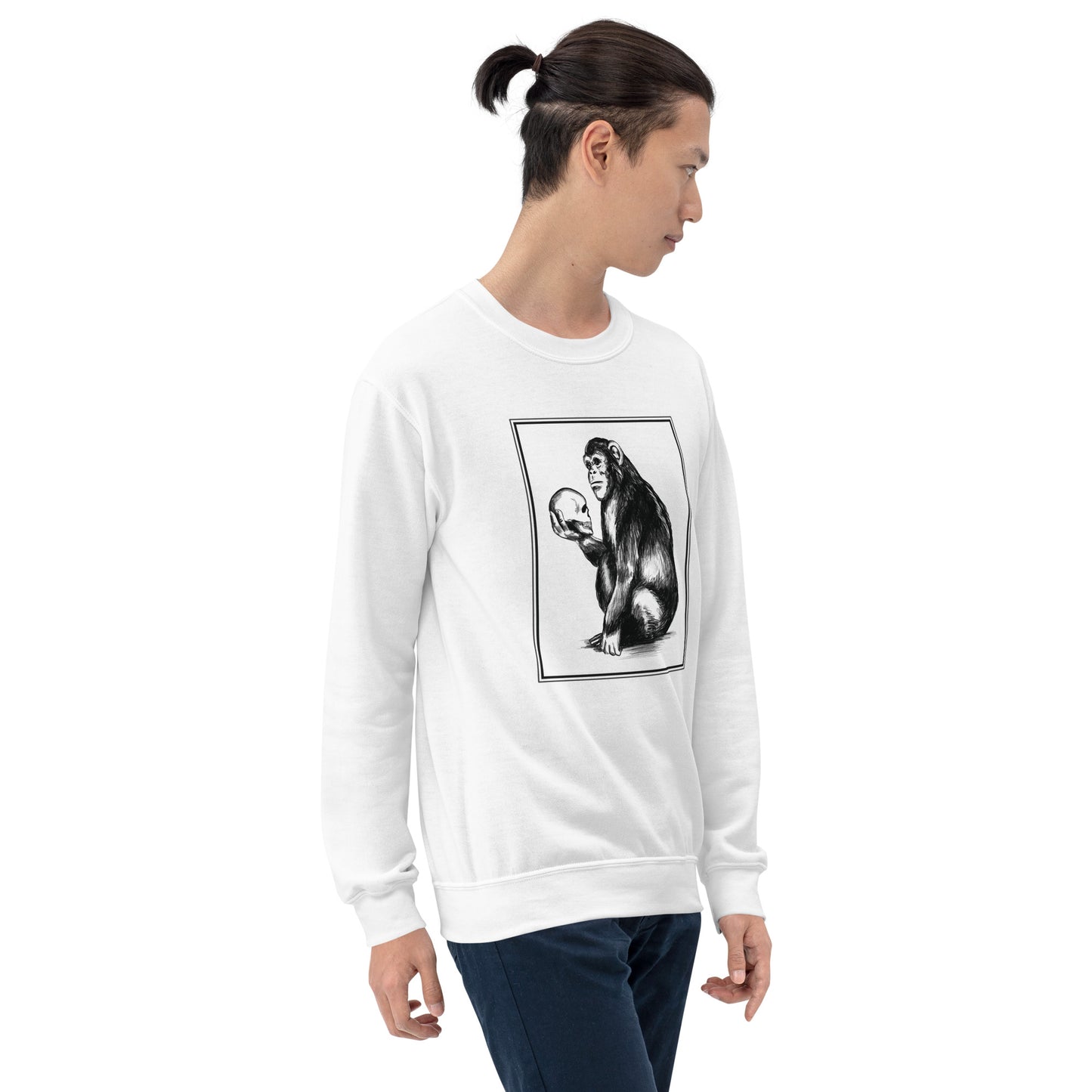 Chimp Thinker Unisex Sweatshirt