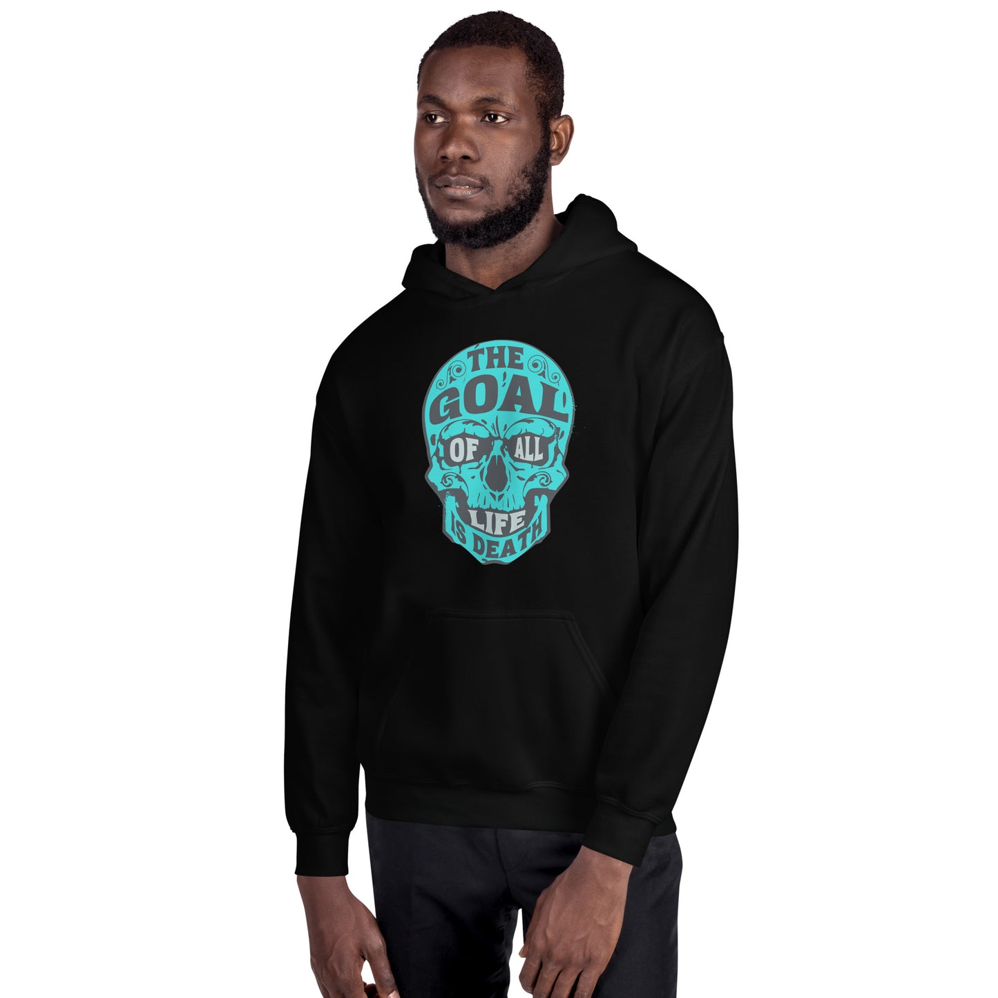 Skull of Death Azul Unisex Hoodie