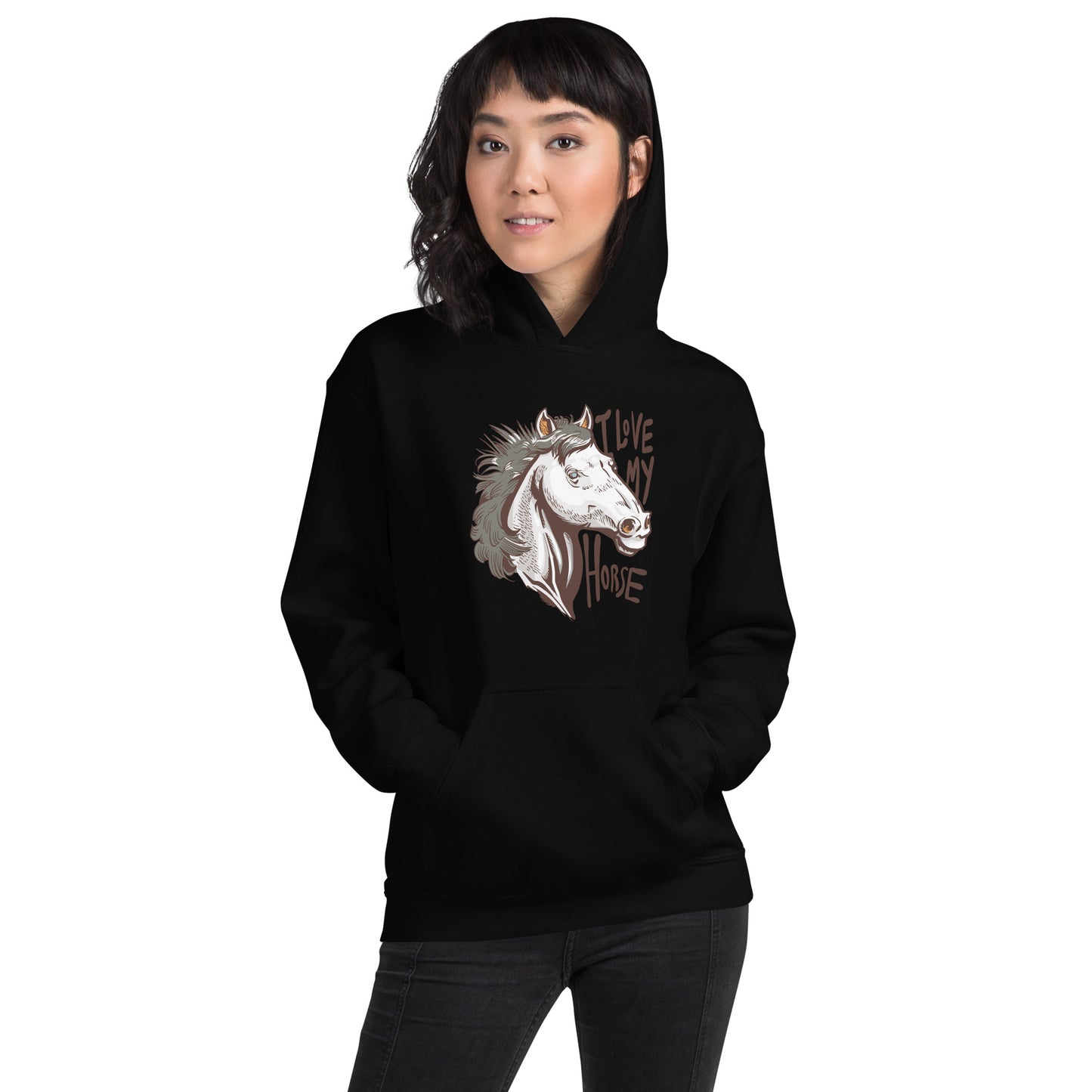 I Love My Horse Unisex Hoodie