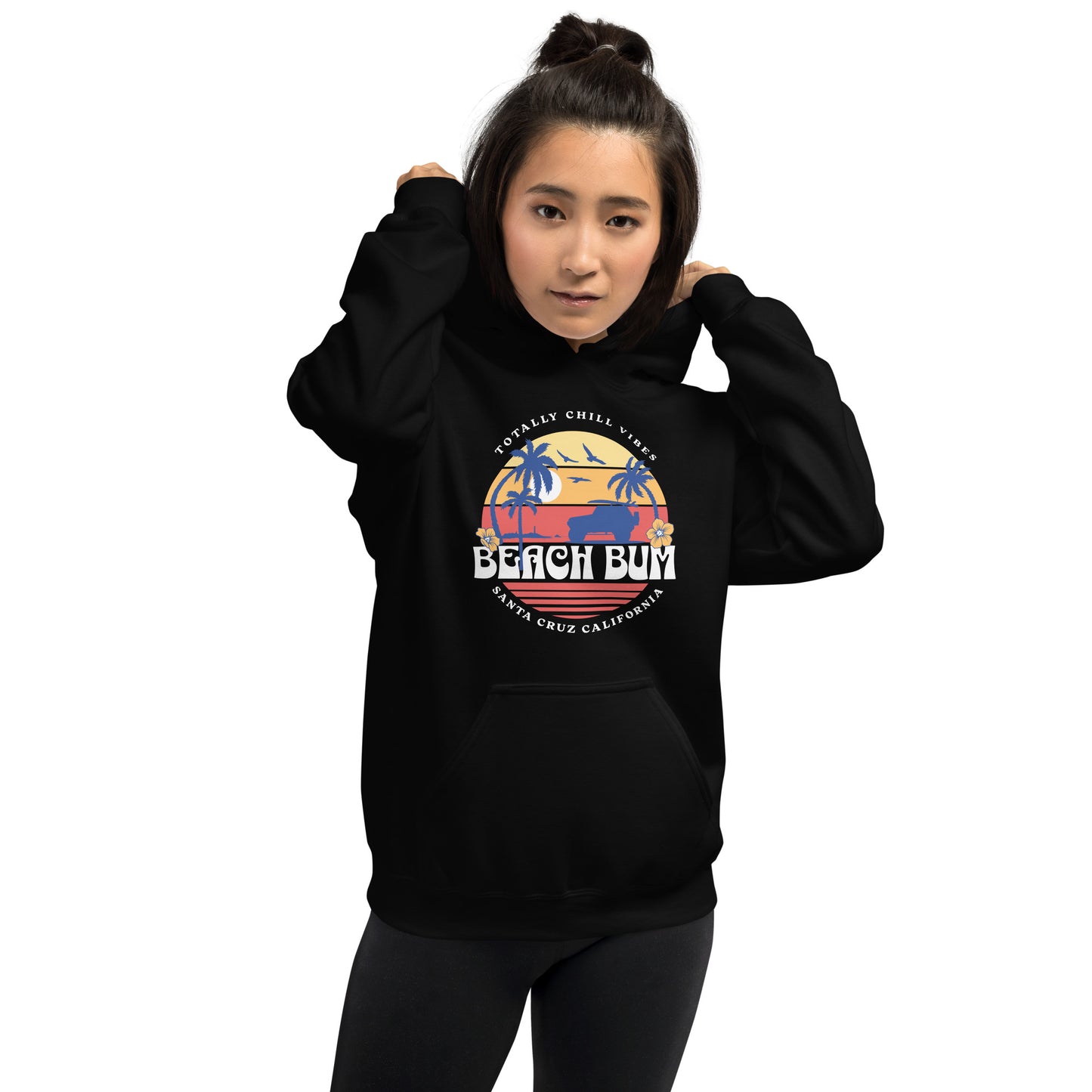 Beach Bum Santa Cruz Unisex Hoodie