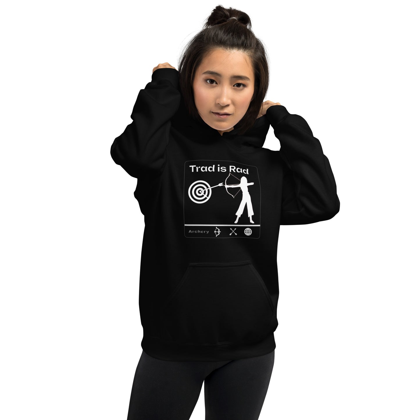 Trad is Rad Archery Unisex Hoodie