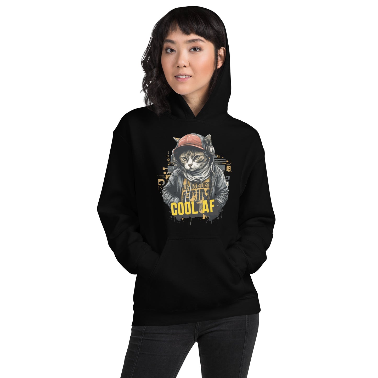 Cool AF Cat Unisex Hoodie